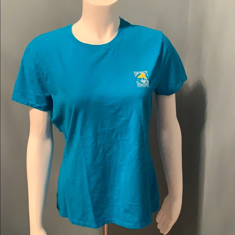 Salty Dog Turquoise Tee Women’s Cut size medium